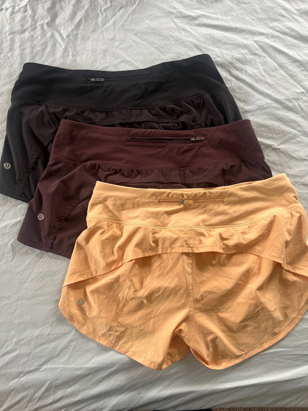 3 Lululemon Running Shorts